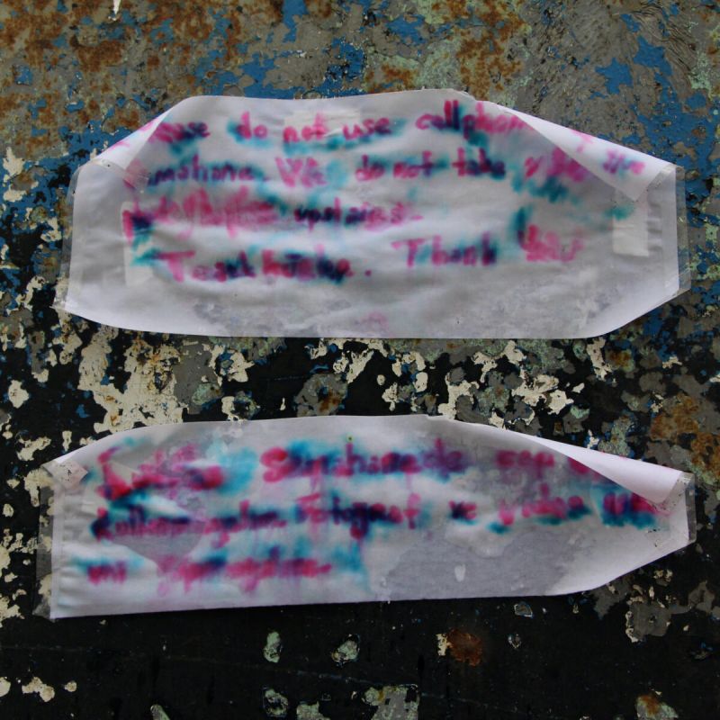 Rain Writing Paint Color Wet Label