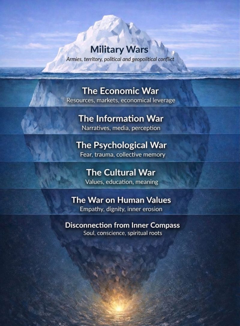 The Iceberg of Modern Wars